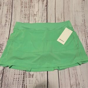 Lululemon Pace Rival MR Skirt (long) Pistachio Green Size 12